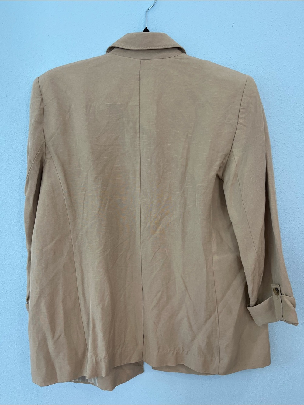 Ann Taylor Beige/Tan Double-Breasted Blazer - Picture 3 of 3